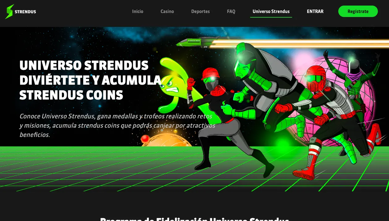 Programa Universo Strendus con niveles de lealtad — mayo 2026