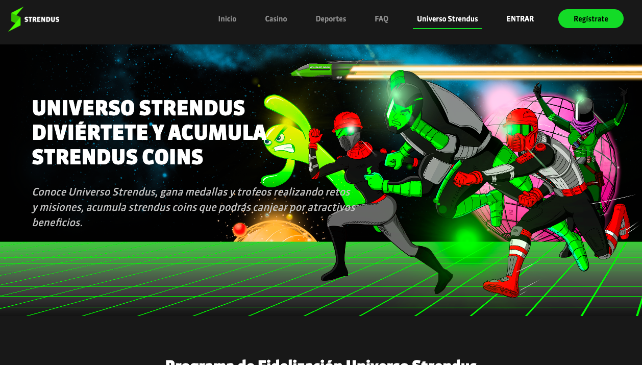 Programa Universo Strendus con niveles de lealtad — mayo 2026