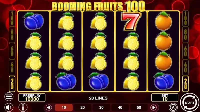 Slot Booming Fruits 100