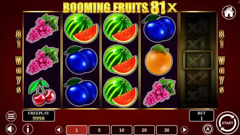 Slot Booming Fruits X