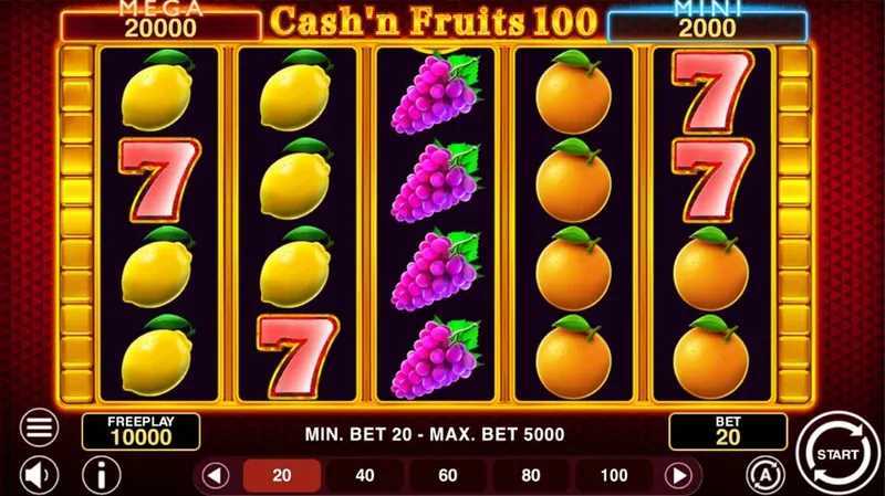 Play Cash'n Fruits 100 Hold & Win