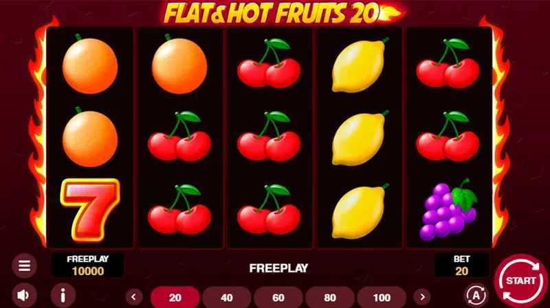 Play Flat & Hot Fruits 20