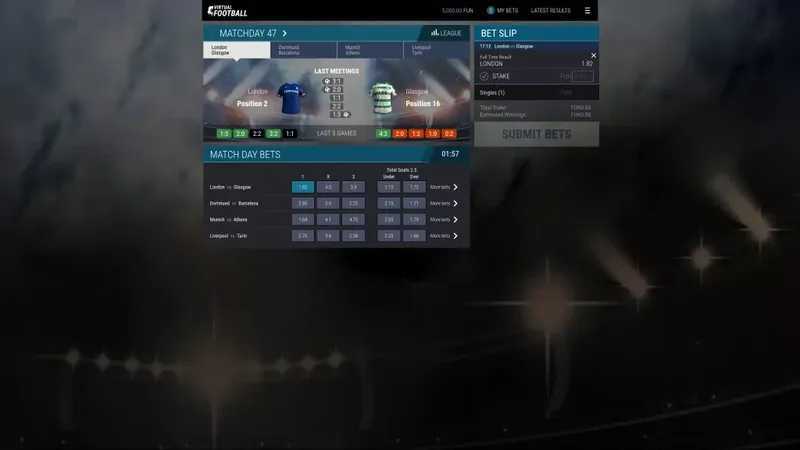 Play Virtual Football Pro