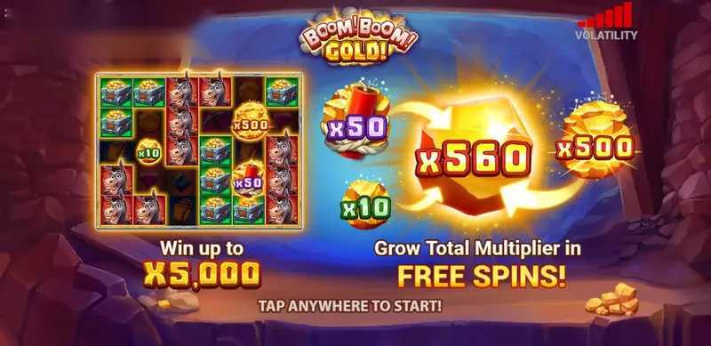 Play Boom! Boom! Gold!