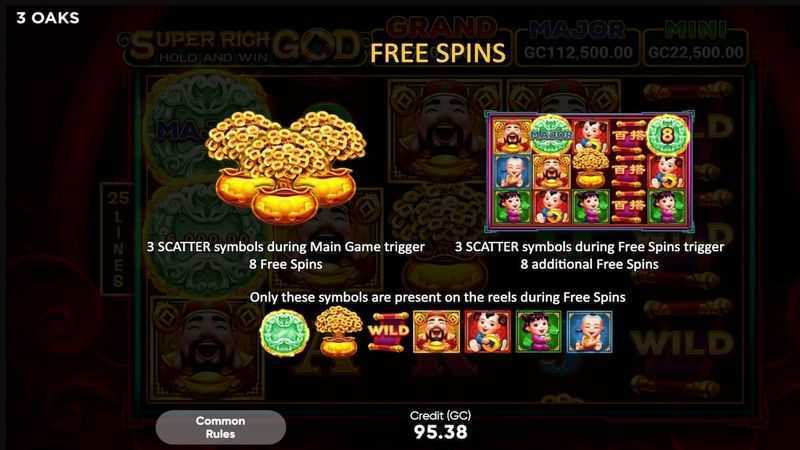 Play Super Rich God Hold and Win