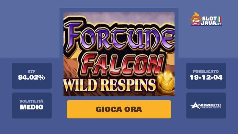 Play Fortune falcon wild respins