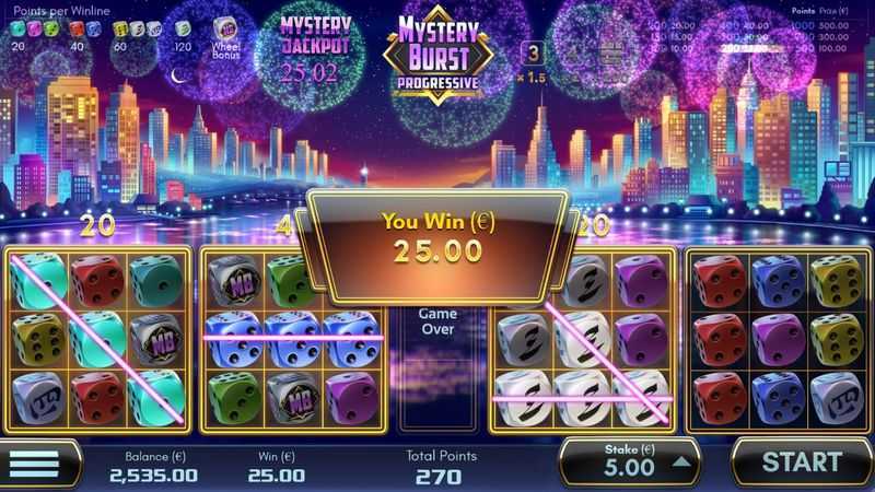 Play Mystery Burst Progressive Numbers