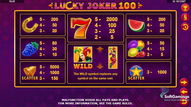 Play Lucky Joker 100