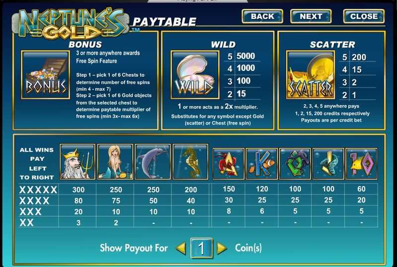 Play Neptunes Gold