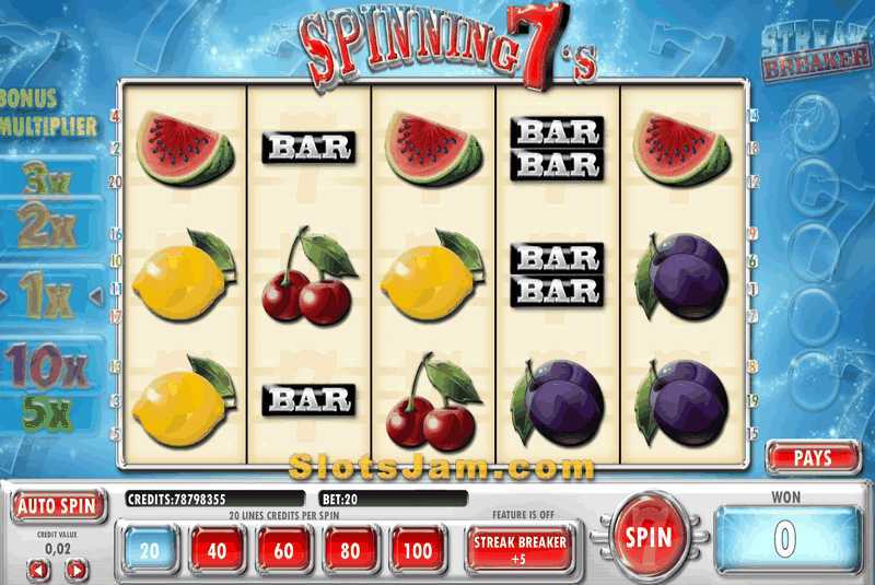 Play Spinning 7's