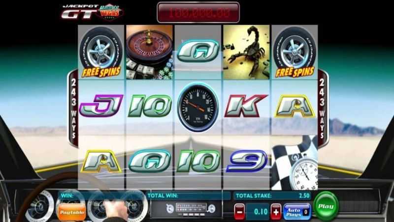 Play Jackpot GT Race to Vegas