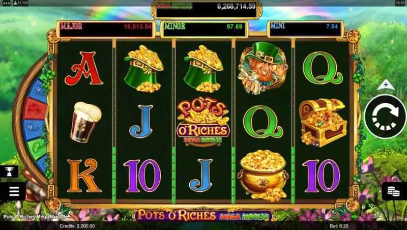 Play Pots O’Riches Mega Moolah