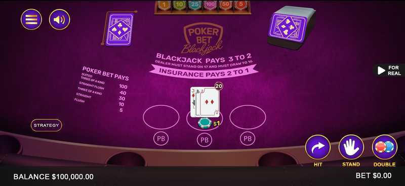 Play Poker Bet Blackjack