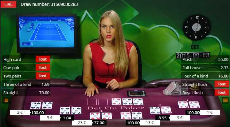 Play Bet on Poker