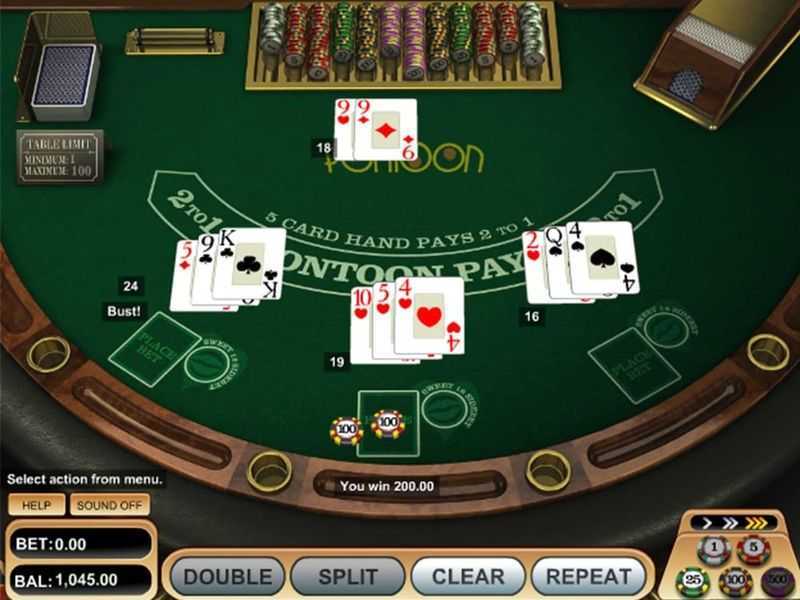 Play Pontoon Blackjack