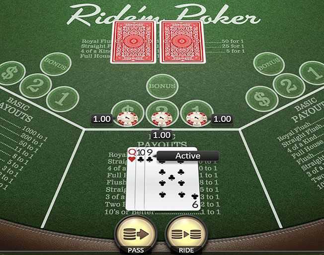 Play Ride'm Poker