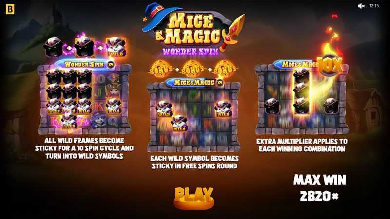 Play Mice and Magic Wonder Spin