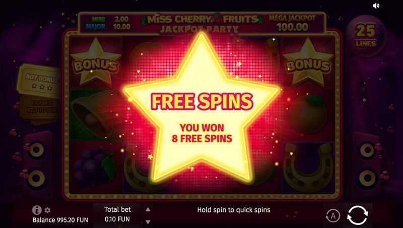 Slot Miss Cherry Fruits Jackpot Party