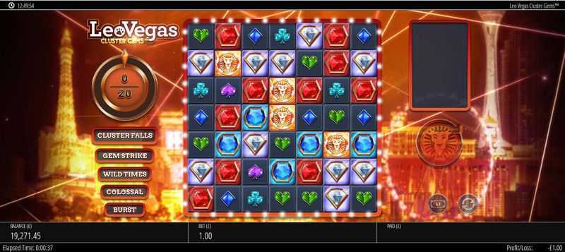 Play Leo Vegas Cluster Gems