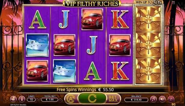 Slot VIP Filthy Riches