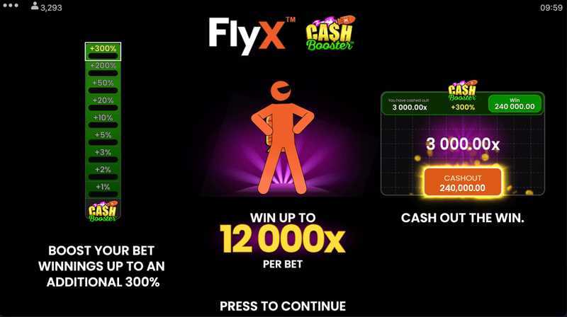 Play FlyX Cash Boosta