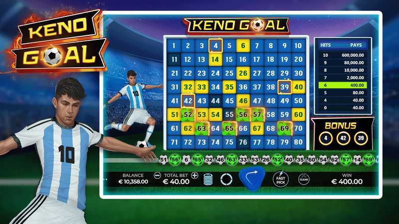 Play Keno Goal