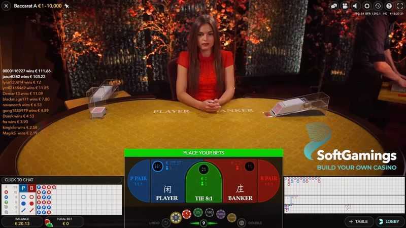 Play Baccarat Evolution Pairs