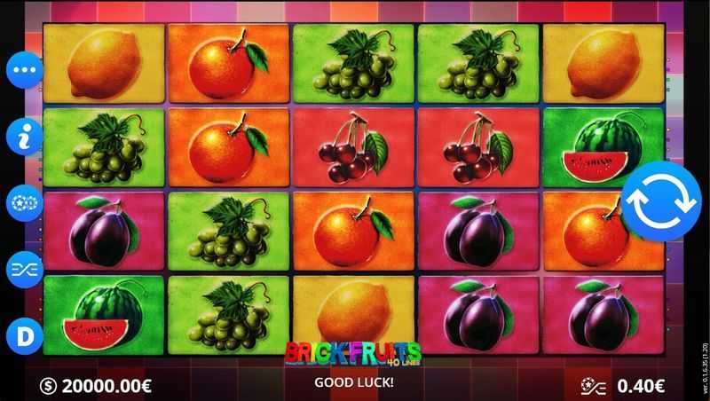 Play Brick Fruits 40 Lines