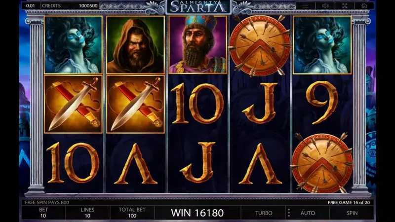 Slot Almighty Sparta Dice