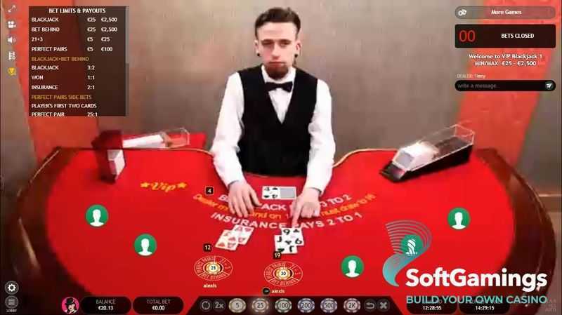 Play Blackjack 3 Live Casino