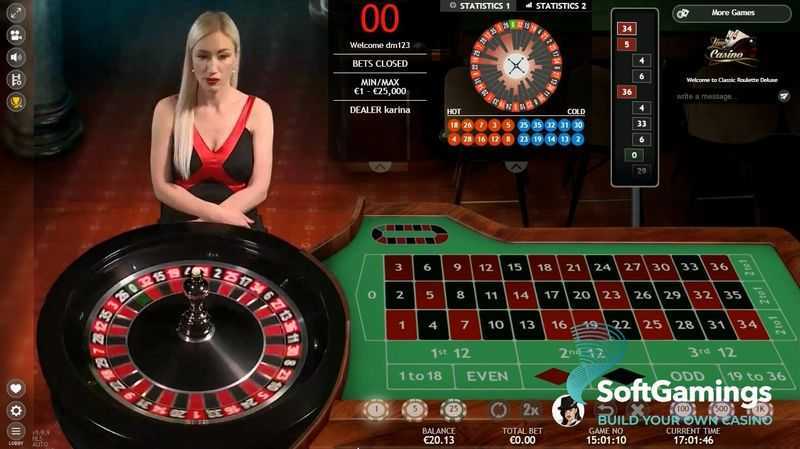 Play Classic Roulette Deluxe Live Casino