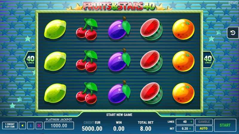 Play Fruits & Stars 40