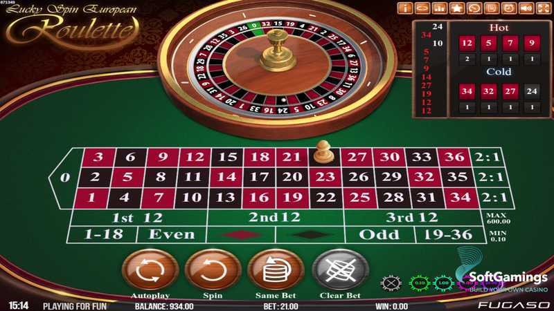 Play Lucky Spin European Roulette