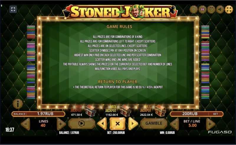 Play Stoned Joker 40