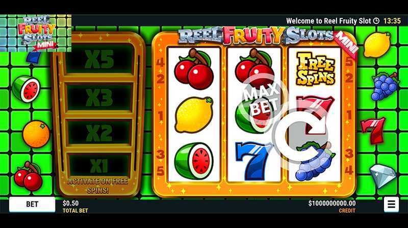 Play Reel Fruity Slots Mini