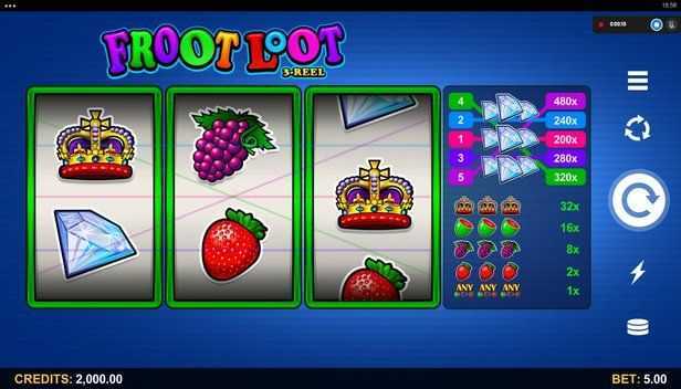 Play Froot Loot 5-Line