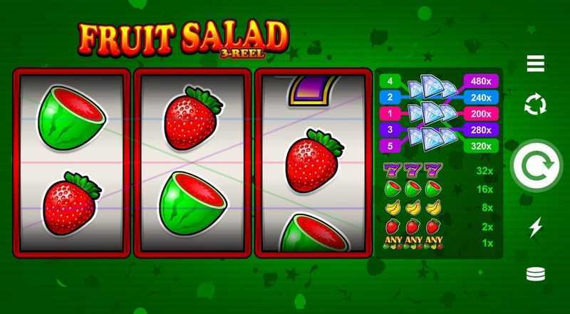 Play Fruit Salad 3-Reel