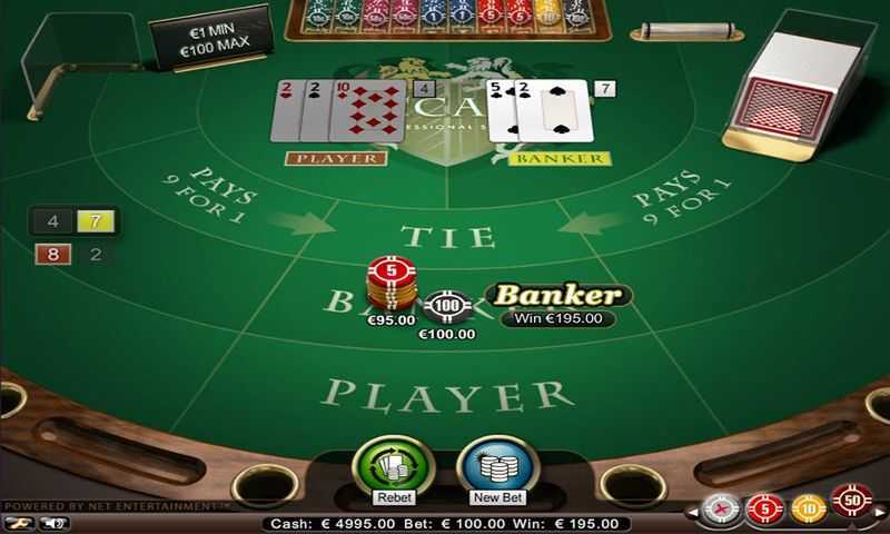 Play High Limit Baccarat