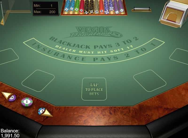 Play Vegas Downtown Blackjack Gold MH