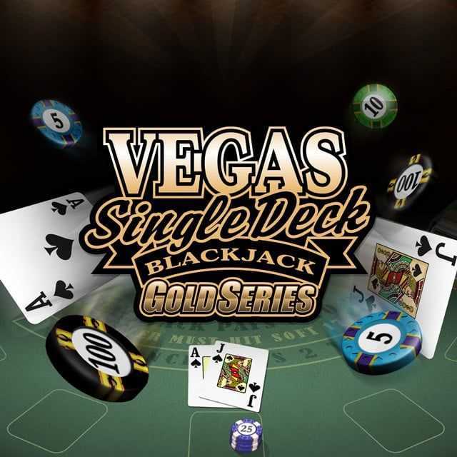 Play Vegas Single Deck Blackjack Gold