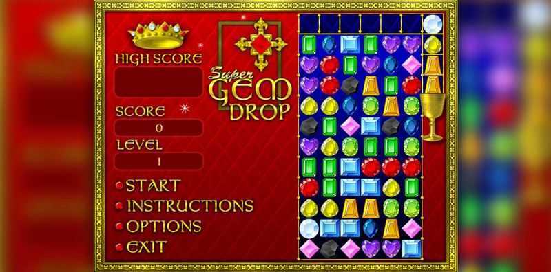 Play Gem Drop Deluxe