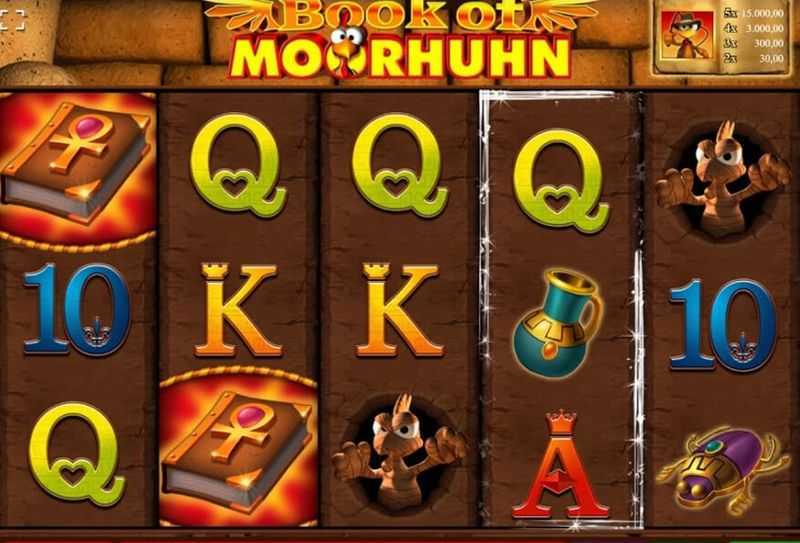 Play Book of Moorhuhn Golden Nights