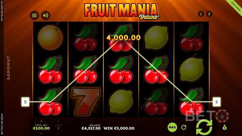 Play Fruit Mania Deluxe