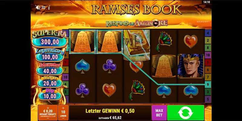 Play Ramses Book Respins of Amun-Re