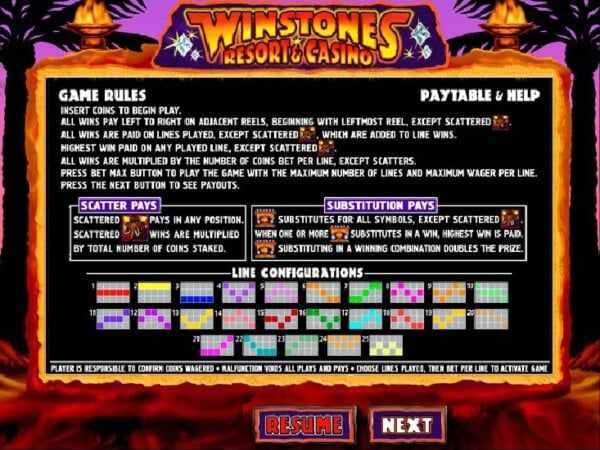 Slot Winstones Resort & Casino