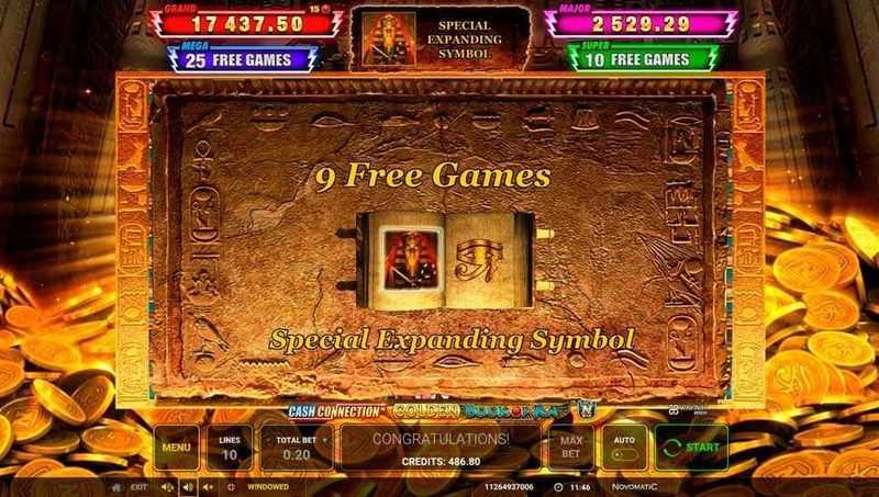 Play Cash Connection – Golden Book Of Ra