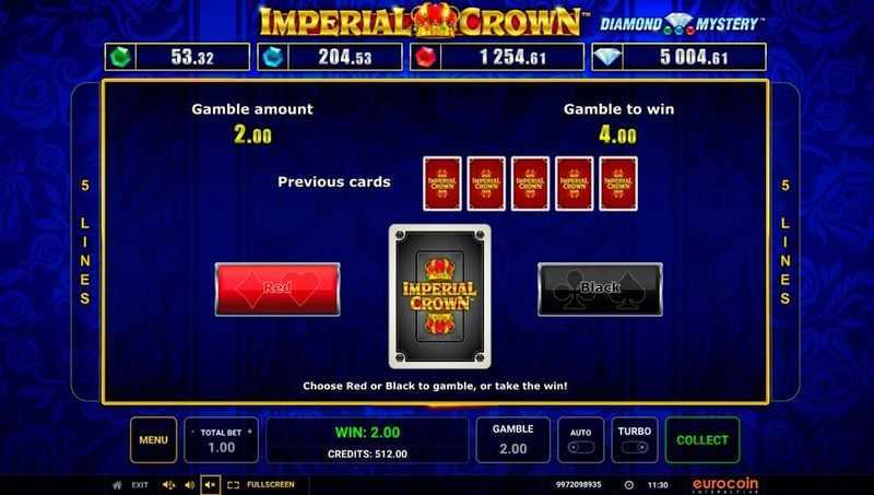 Play Diamond Mystery 40 Imperial Crown