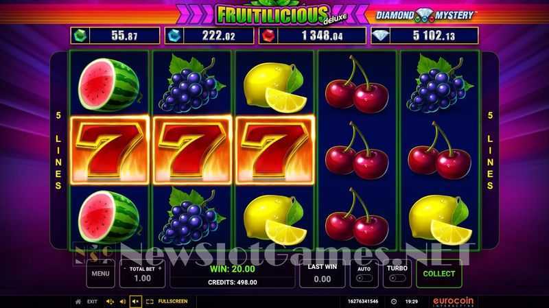 Play Diamond Mystery Fruitilicious deluxe