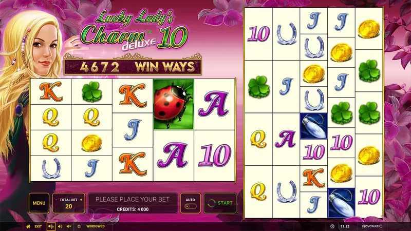 Play Lucky Ladys Charm Deluxe 10 Win Ways