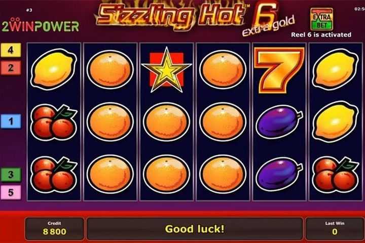 Play Sizzling Hot 6 extra gold